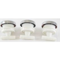 Kit de buses chromées pour cabines de douche, Ø 36 mm - AURLANE