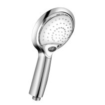 Essetempo douchette ronde chromée 1 jet led et temp
