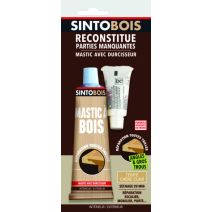 Mastic à bois avec durcisseur angles/gros trous chêne clair 66ml - SINTO