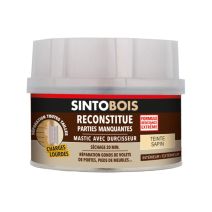 Mastic à bois avec durcisseur charges lourdes sapin 170ml - SINTO