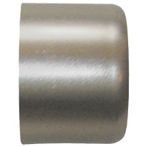 Embout de barre à rideau en métal bouchon Ø28 chrome mat - MOBOIS