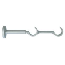 Support double de barre à rideau ouvert Ø28 extensible de 115 à 215 mm - MOBOIS