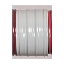 Rideau de porte Antilles Bordeaux/gris