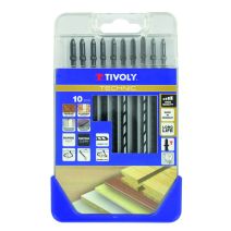 Coffret 10 lames scie sauteuse T pour bois TIVOLY