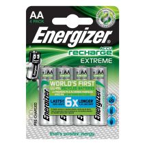 Piles Rechargeables AA HR6 2300mAh x4 Energizer