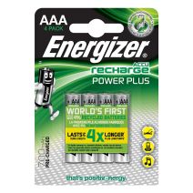 Piles Rechargeables AAA HR03 700mAh x4 Energizer