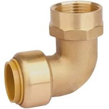 Raccord Toutub Coude laiton femelle 20x27 Ø20 - 3186638 - BOUTTE