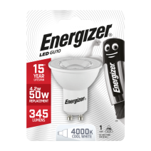 Ampoule LED Spot GU10 370lm 5W 50W 4000K - ENERGIZER