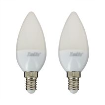 2 ampoules SMD E14 470lm 6W blanc chaud - XANLITE