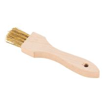 Brosse plate Laiton souple 2 Rangs