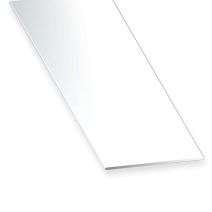 Plat PVC 50x2mm 2,60m Blanc
