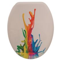 Abattant WC PAINT Multicolore