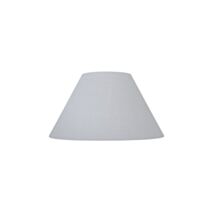 Abat-jour forme conique D50 tourterelle Bague E27