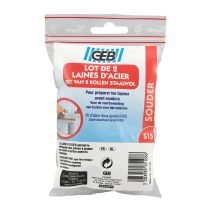 2 Tampons Laine d'Acier - GEB