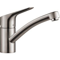 Mitigeur évier MYSPORT S - bec orientable - inox - HANSGROHE