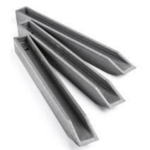 10 piquets Ecopic pour bordure de jardin Ecolat 38cm gris - CHAMORIN