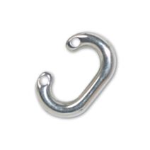 Maillon de jonction à river  - acier inoxydable - charge de travail indicative 200 kg - pour chaîne diamètre 6 mm - CHAPUIS