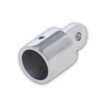 Embout femelle droit avec patte d'articulation - acier inoxydable - pour tube Ø 25 mm - H58 mm - CHAPUIS
