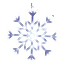 Guirlande Flocon LED Ø46cm Blanc - BLACHERE