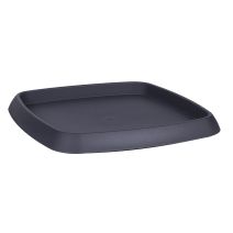 Soucoupe Carrée Chorus 36,2x36,2cm Gris Anthracite