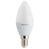 Ampoule led flamme E14 470lm 4,9W Ton neutre - INVENTIV