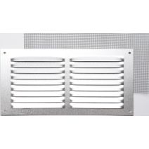 Grille aération aluminium mat à visser 10x20cm
