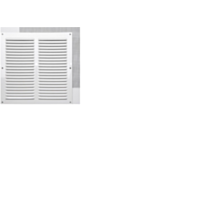 GRILLE ALUMINIUM BLANC  À VISSER