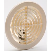 Grille aération beigeà clipser Ø 14,7cm
