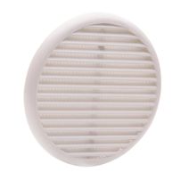 Grille aération blanc à clipser Ø 13.5cm