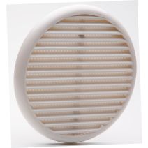 Grille aération blanc à clipser Ø 17.5cm