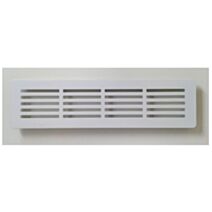 GRILLE DECOR A ENCASTRER. ALU COULEUR ARGENT