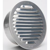 GRILLE ALUMINIUM ARGENTÉ À ENCASTRER AVEC CLIPS