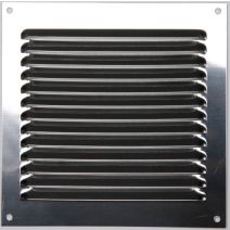 GRILLE Â VISSER INOX 15 X 15 CM AVEC MOUSTIQUAIRE