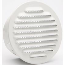 GRILLE ALUMINIUM BLANC À ENCASTRER AVEC CLIPS