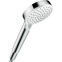 Douchette Crometta Vario 2 jets EcoSmart Blanc/Chrome