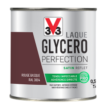 Laque glycéro multisupport Perfection rouge basque satin 0,5L - V33