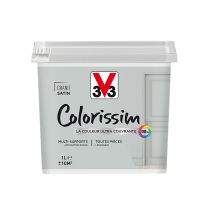 Peinture multisupport Colorissim granit satin 1L - V33