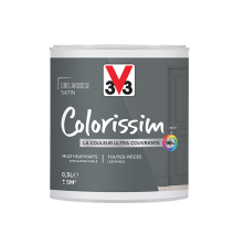 Peinture multisupport Colorissim gris ardoise satin 0,5L - V33
