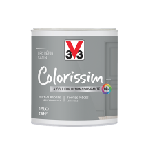 Peinture multisupport Colorissim gris béton satin 0,5L - V33
