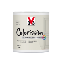 Peinture multisupport Colorissim gypse satin 0,5L - V33