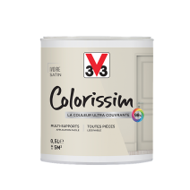 Peinture multisupport Colorissim ivoire satin 0,5L - V33