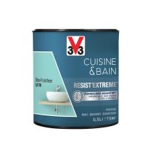 Peinture cuisine & bain Resist'Extrême bleu fraîcheur 0,5L - V33