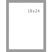 Cadre Photo PVC 18x24cm Silver - INVENTIV