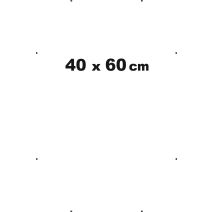 Cadre sous-verre Face Plexiglass 40x60cm - 1ER