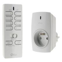 Pack télécommande + 1 prise connectée 3680W - OTIO