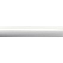 Tringle à rideau en métal Ø20 1m50 blanc brillant