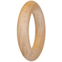 Lot de 10 anneaux en bois 35 mm pour tringle de vitrage Ø11 brut