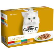 Pâtée Chat Double Délice 12x85gr - GOURMET PERLE 