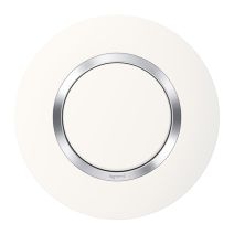 Plaque 1 poste blanc chrome dooxie - LEGRAND