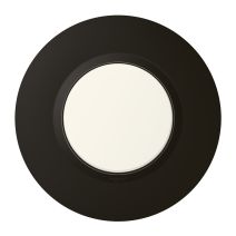 Plaque 1 poste noir velour dooxie - LEGRAND